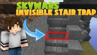 INVISIBLE STAIRCASE TRAP | Minecraft Skywars