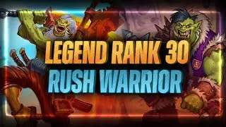 [Воин Hearthstone Rush] Воин Legend Rush 30 ранга - выкованный в степях (2021 г.)