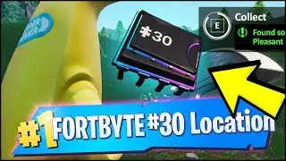 FORTBYTE 30 Location - FOUND SOMEWHERE BETWEEN HAUNTED HILLS AND PLEASANT PARK (Fortnite)