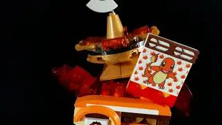 POKEMON ASIA KEEPPLEY K20210 CHARMANDER HOTPOT RESTAURANT LITTLE FIRE DRAGON BUILDING BLOCKS TOY SET