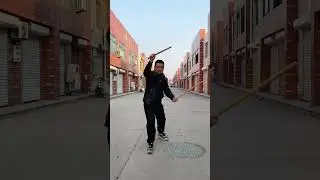 Double-stick sawali combo strikes#Philippine short stick#Staff technique#Kung fu
