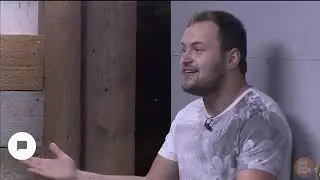 Gerrit laat zich verleiden tot discussie. Met Jessie.