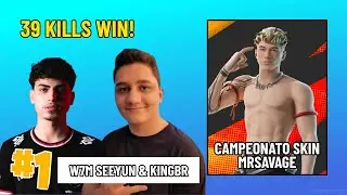 KINGBR E SEEYUN ENSINANDO COMO FAZER UM HIGH BOMB NO CAMPEONATO DO MRSAVAGE (39 KILLS) - KINGBR POV