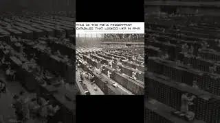 FBI FINGERPRINT DATABASE 1942 | #fbi #1942