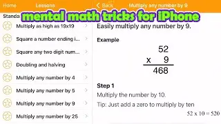 Mathemagics Math Tricks iPhone App -- AppFinders