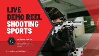 LIVE Demo Reel - 10m Air Shooting Europen Legue 2023 | 5 cams, replay, scoring