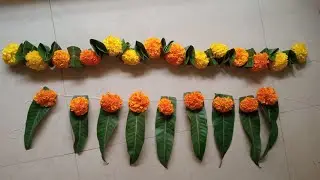 2 Simple Mango Leaf Toran Idea's |  Mango Leaf Toran  For Festival | Mango Leaf Toran |Mango leaf