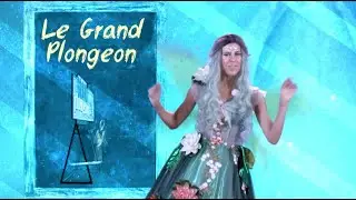 Camille Cerf et Vincent Lagaf, &ccedil;a fait plouf au Grand Plongeon ! - Boyard Land