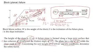 How To Calculate Safety Factor of Slope against Planar Failure in Civil Engineering #education