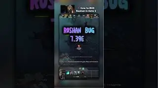 😧 Roshan BUG in DOTA 2 with this neutral.. ☠️ #dota2 #bug #roshan #dotaclips #dotawtf #dotita