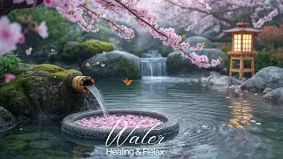 Relaxing Water Sounds & Soft Piano 🌸💧 | Stress Relief, Calm Mind & Peaceful Ambience