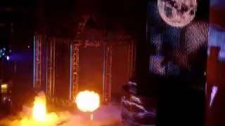 Taker pyro mishap Elimination Chamber