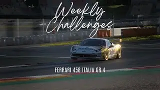 Gran Turismo 7 - ❤️Ferrari 458 Italia Gr.4❤️ (Barcelona National) - Lap Time Challenge - Hood Cam