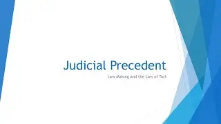 Судебный прецедент | OCR A-Level Law