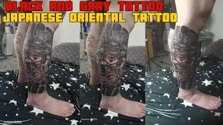 WRAP AROUND LEG TATTOO - JAPANESE ORIENTAL TATTOO | JMT TV #art #artist #arts #artsandcraft #tattoo