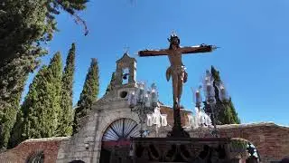 Un pequeño resumen de la procesión extraordinaria de la Pasión hasta el cementerio de Rioseco