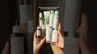 Korean skincare for Dry & Acne prone skin routine 💖✨🐰#dryskin #acneprone #acne #koreanskincare
