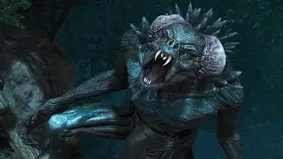 The Witcher 3 Blood and Wine: Alpha Garkain Boss Fight (4K 60fps)