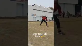 under 16 boy 54m throw 🥇✨ New #training video #haryanvisongjavlin throw  #boxjumps #weightlifting