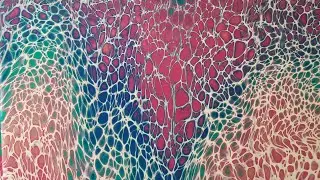 (90) ACRYLIC POURING - SWIPE Technique - Fast and Easy Beginner's Tutorial DETAILS and RECIPE