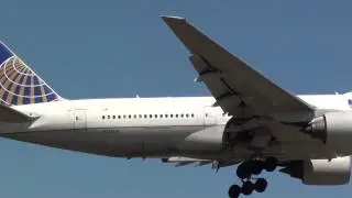 United Boeing 777-200 N226UA Landing London Heathrow 09L1