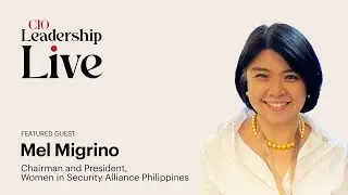 Mel Migrino,  Chairman and President of Women in Security Alliance Philippines