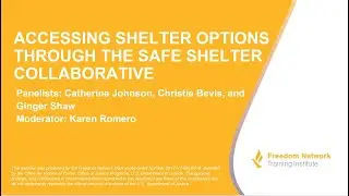 Accessing Shelter Options Through the Safe Shelter Collaborative