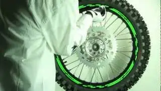 MOTOINKZ fluorescent green mx wheel graphics