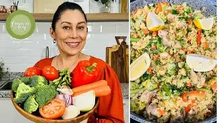 Mucha Comida con Poco $$. PAELLA DE QUINOA. Evita Anemia, Colesterol, MENOPAUSIA P/Ni&ntilde;os y  Dieta.