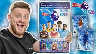 *EXCLUSIVE* FESTIVE FREEZE CARDS! | Topps Premier League 2026 Countdown Calendar Opening!