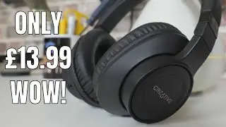 Creative Outlier Black EF0770 Amazing BUDGET Lightweight BASS Heavy Bluetooth Headset