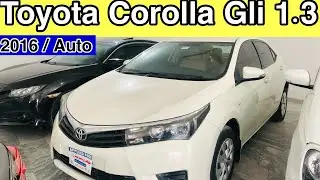 Toyota Corolla Gli 2016 model Auto transmission for sale in Pakistan 🇵🇰| review details and price 