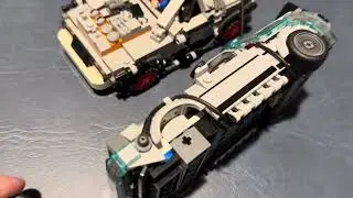 LEGO DELOREAN TIME MACHINE COMPARISON - Back to the Future Cuusoo vs Speed Champions