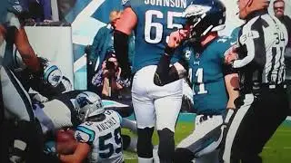 Panther's Eric Reid BODYSLAMS Wentz and Ertz! 10/21/18 By Rob Scott