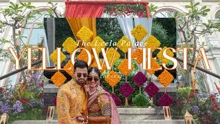 Awesome Haldi Decor | Chess Garden | Leela Palace | Chennai