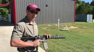 Demo SilencerCo Omega 9K on SBR 300 Blackout