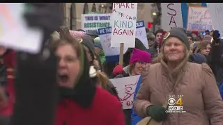 Large Crowds Gather In Boston For Women's March
