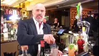 The Modern Mixologist Tony Abou-Ganim makes the classic Flame of Love cocktail