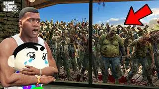 Franklin And Shinchan Surviving Biggest Zombie Apocalypse || SHINCHAN GTA 5 VIDEO
