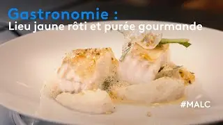 Gastronomie : lieu jaune rôti et purée gourmande