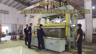 Simple foam block compression packing machine