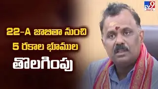 22-A జాబితా నుంచి 5 రకాల భూముల తొలగింపు | 5 Types of Lands Removed from 22A List - TV9