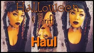 Halloween + Thrift Haul | Black Silk