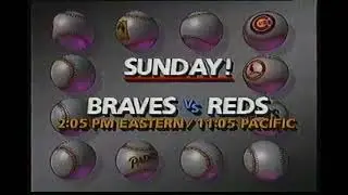 TBS Braves Vs Reds 1987 Commerical