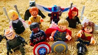 Lego Brick | Captain America | Wonder Woman | Thor | Black Widow | Batman | Spider Gwen | Obi-Wan