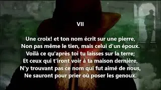 &Agrave; la Malibran VII - Alfred de Musset lu par Yvon Jean