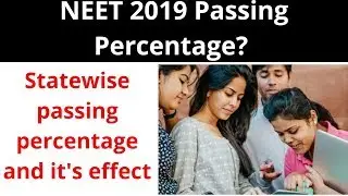 Unexpected passing percentage of NEET 2019 Results