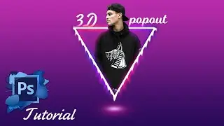 TRIANGLE POPOUT PORTRAIT IN PHOTOSHOP | PHOTOSHOP TUTORIAL | DRKCREATIONS
