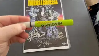 Fixing & removing autograph mistakes with the DecoColor Remover Pen!