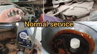 Hyundai Santro xing normal service 🚘✅#automobile #works #mechanic 